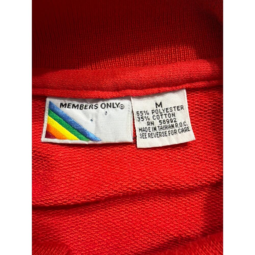 Member's Only Crest Pullover Collared Sweatshirt … - image 4